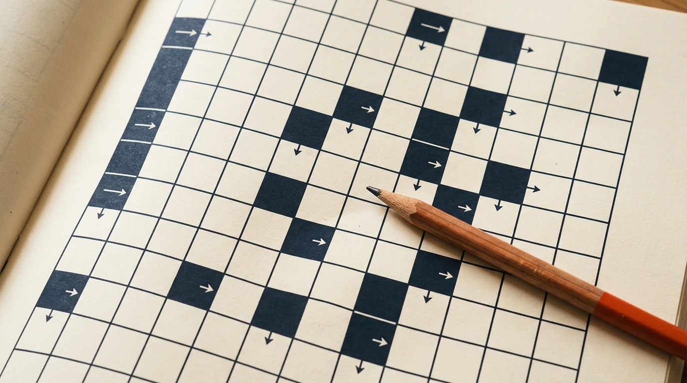 Grille de mots fléchés à imprimer avec ses flèches