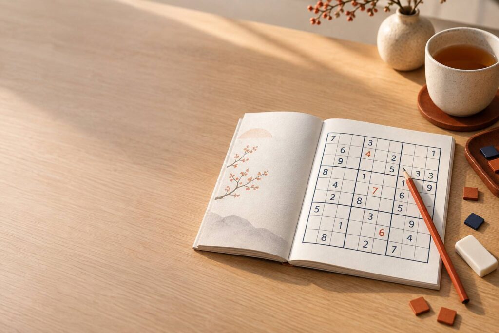 Illustration éditoriale du sujet : Comment jouer au sudoku facilement et progresser rapidement