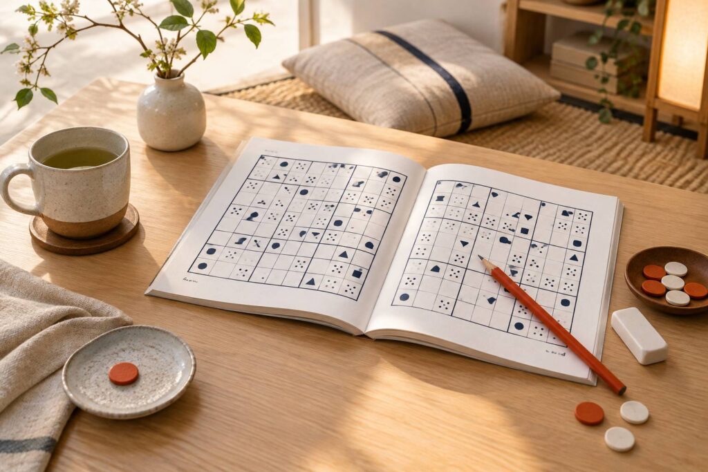 Illustration éditoriale du sujet : Comment réussir les puzzles hard sur websudoku sans se décourager