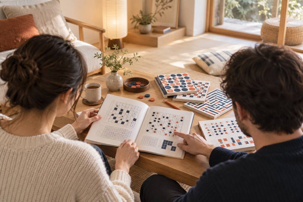 Illustration éditoriale du sujet : Jeux de magazine : comment choisir les meilleurs pour s’amuser