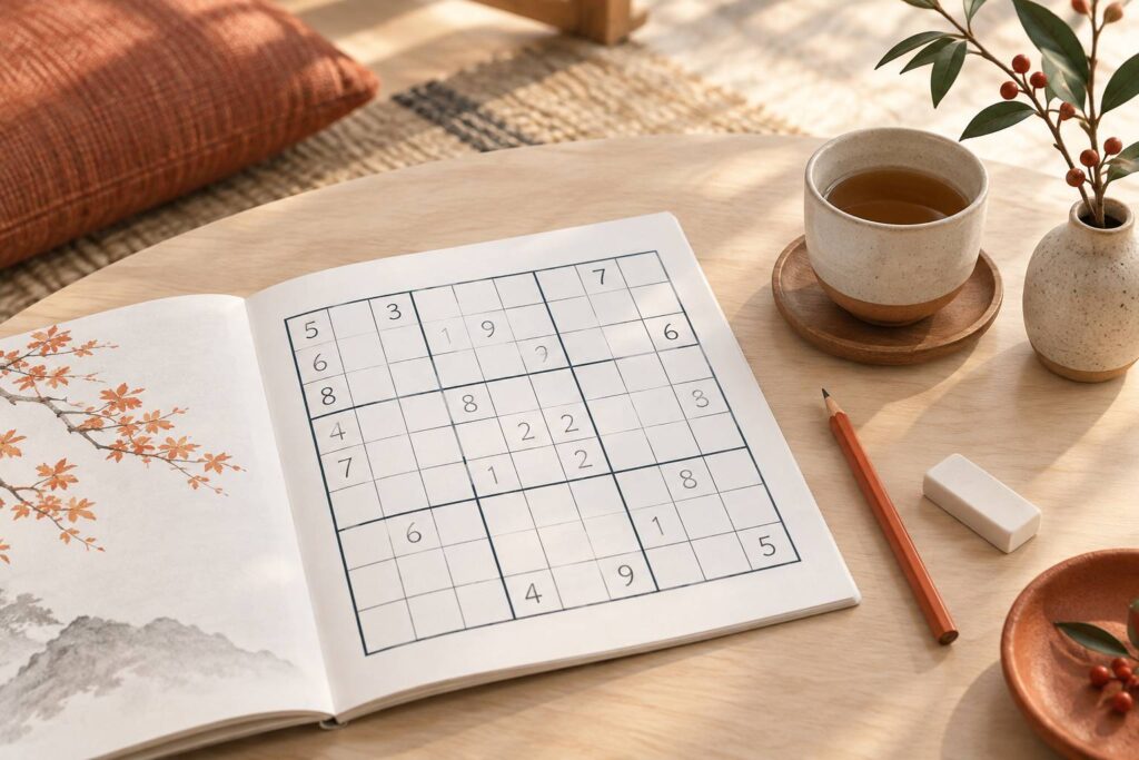 Illustration éditoriale du sujet : Sudoku : règles essentielles et astuces pour bien débuter