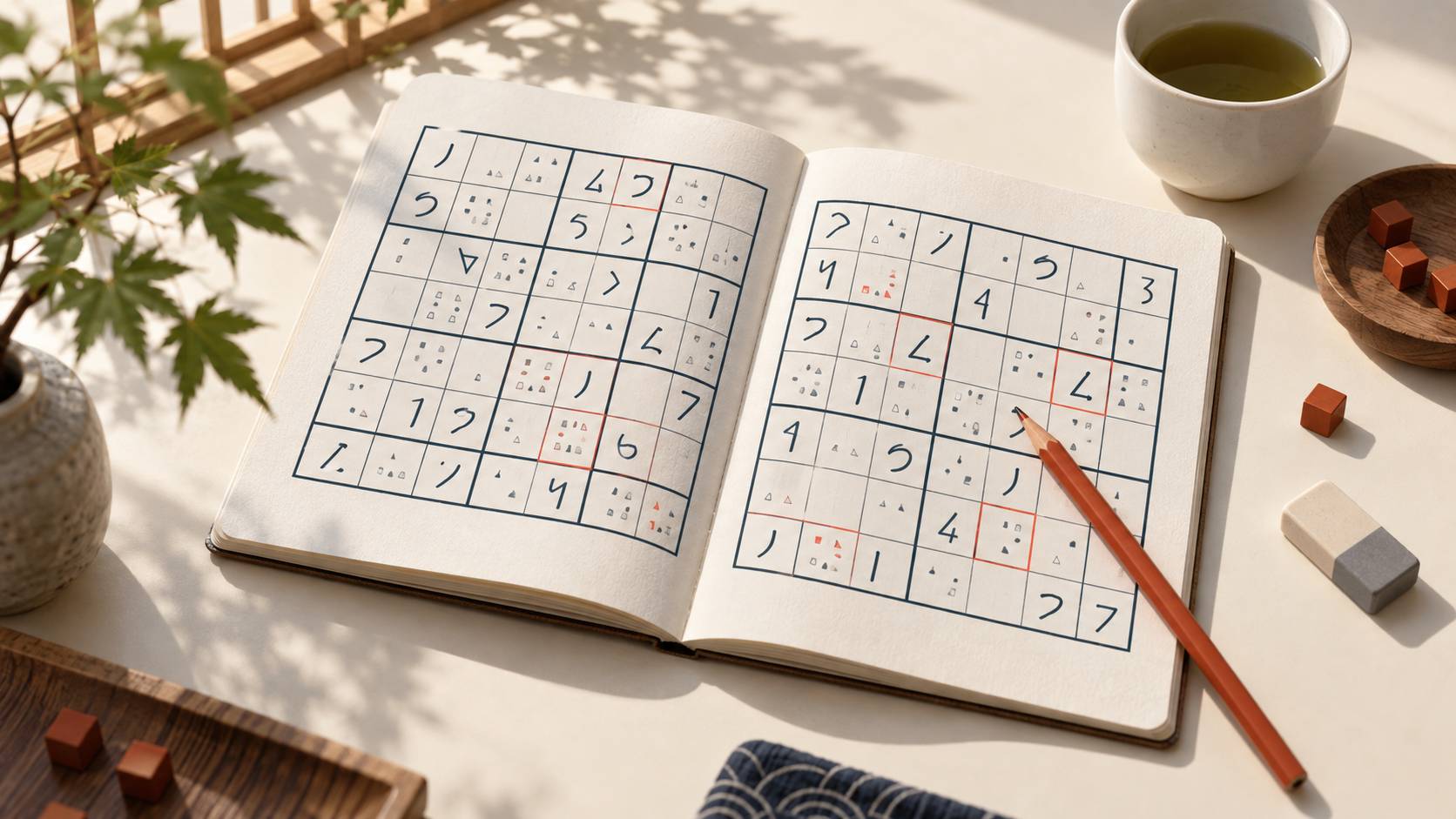 Illustration éditoriale du sujet : Techniques expert pour maîtriser le sudoku avancé